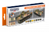Hataka HTK-CS69 ORANGE LINE – WW2 Imperial Japanese Army AFV paint set (8x17ml)